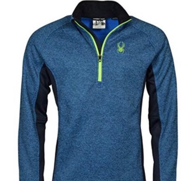 Spyder Other - NEW~ SPYDER 1/2 Zip Outbound Blue Pullover Jacket